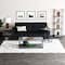 Household Essentials Jamestown 59" 5-Shelf Narrow Bookshelf